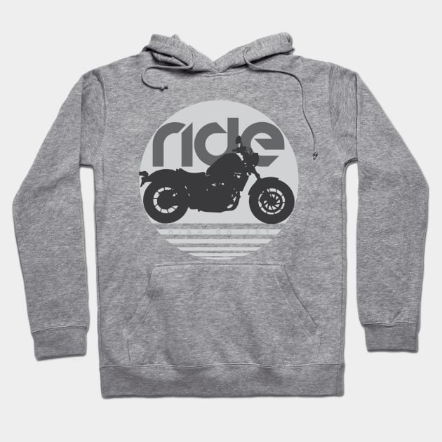 Ride rebel 500 sun Hoodie by NighOnJoy